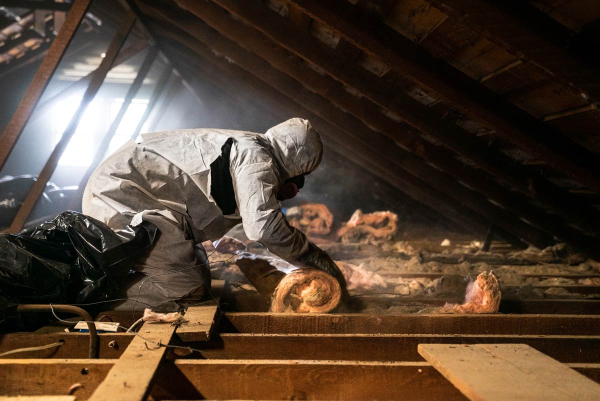 Austin insulation removal Attic Construction